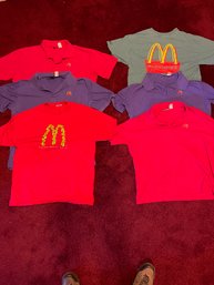 107 -  McDonalds Crew Shirts And T-shirt 6pc Size XL