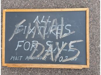 S109 -  Vintage Chalkboard 24x36' - LOCAL PICKUP ONLY