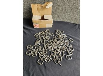 S86 - North & Judd Anchor 1 Inch Silver Tone Belt Buckles For 1 Inch Belts - 75 Pieces