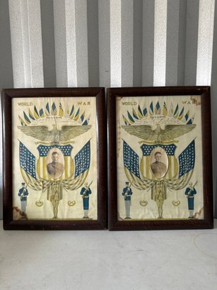 Pair Of WWI Enlistment Certificates