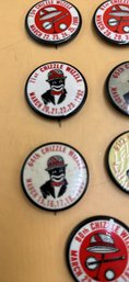 Very Rare Lot Of 11 Chizzle Wizzle Pins