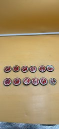 Rare Lot Of 12 Chizzle Wizzle Pins