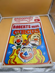 Vintage, Cardboard Circus Poster