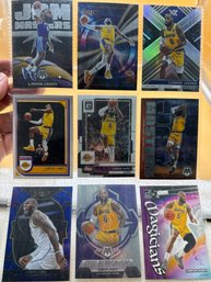 Lot Of 9 LeBron James Cards