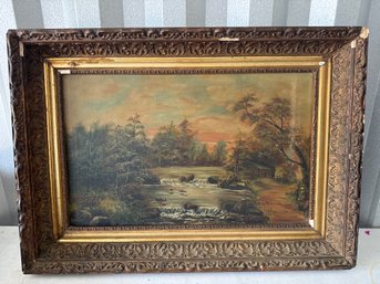 Antique Oil, Painting, Unknown Artist