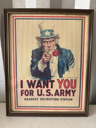 US Government I Want You For The US Army Recruiting Post