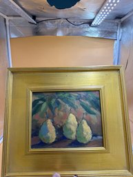 Oil Painting DAnjou Pears.