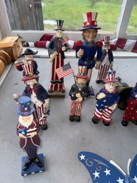 Large Lot Of Americana Figures