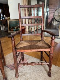 Set Of Antique 19th Century Country Chairs