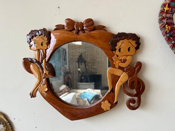 Wooden Betty Boop Frame