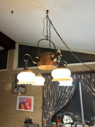 Antique Hanging Copper Lamp