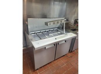 Custom 48' Stainless Steel 2 Door Salad Prep Table