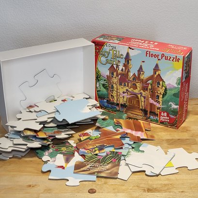 Melissa & Doug Fairy Tale Castle Floor Puzzle- Extra Large Puzzle Pieces