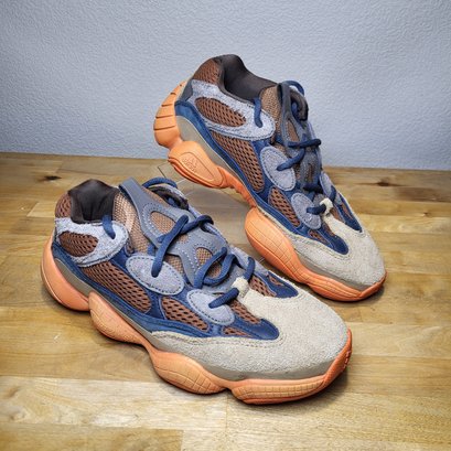 Adidas Yeezy 500 'Enflame' Tan/Orange/Blue GZ5541 Sneakers