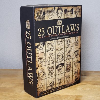 25 Outlaws Card Game - Old West Poker