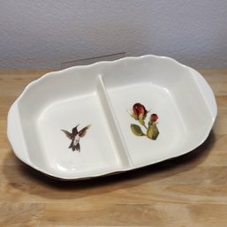 11' Oval Divided Vegetable Bowl Belize