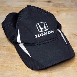 Honda Adjustable Black Cap Hat - One Size Fits Most