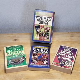 Vintage Sports Trivia Book Set