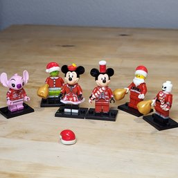 Disney Christmas Minifigures Blocks - Mickey, Minnie, Grinch