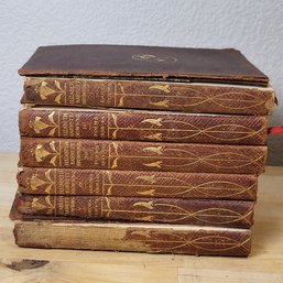 Antique 1900 Elizabeth Barrett Browning Poetical Works Vol 1 - 6