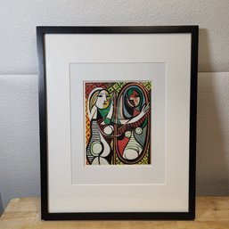 Pablo Picasso 'Girl Before A Mirror' 1923 Framed Print 21' X 17'