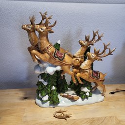 Large Christmas Reindeer Ceramic 13' X 15'