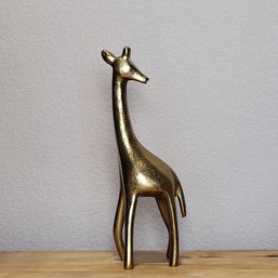 Nate Berkus Decorative Golden Giraffe Statue Figurine  9' Inch Tall