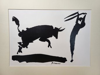 Pablo Picasso 'Bullfight Iii' - Offset Lithograph  - 16x11'