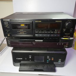 Lot Of Electronics - Pioneer Stereo, Marantz Blu Ray Player, Canon Printer