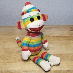9' Rainbow Sock Monkey - Ty Beanie Babies