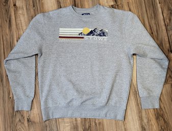 Vermont Stowe Crew Neck Sweatshirt - Large - Blue 84