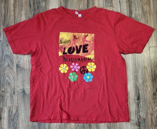 The Beatles Beatlemania LOVE Crew Member Shirt - Large