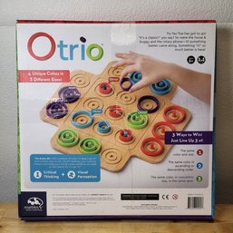 Otrio Wood Strategy-Based Family Board Game Award-Winning STEM Interactive Puzzle Game, For Adults And Kids