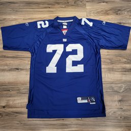 Reebok OSI UMENYIORA #72 New York Giants NFL Football Blue Jersey Men's Size L