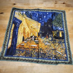 Van Gogh 'cafe Terrace At Night' Tea Towel 17x18'