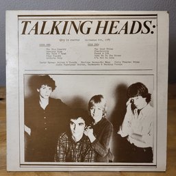 Talking Heads  Live In Seattle September 8th 1978 - EX LP Not TMOQ