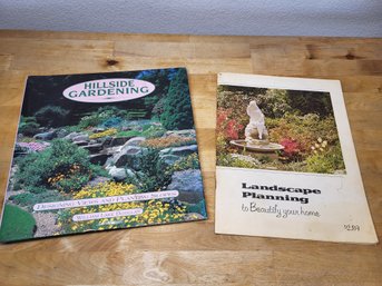 Two Vintage Gardening Books -  Hillside And Landscape