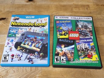 2 Games - Nintendo Land & Lego 4 Game Collection Video Games