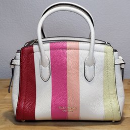 Kate Spade - Knott Stripe Satchel Purse