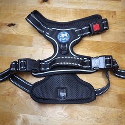 No Pull Dog Harness With 4 Snap Buckles, 3M Reflective With Front & Back 2 Leash Hooks