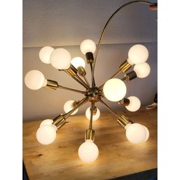 Vintage Mid Century Modern 16 Arm Sputnik Chandelier