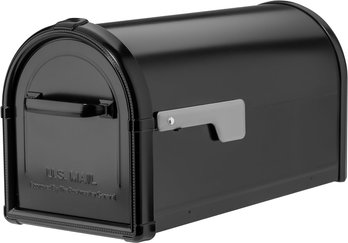 Architectural Mailboxes 5593B-SR Hillsborough Mailbox, Large, Black