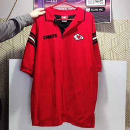 NFL Chiefs Shirt With Collar