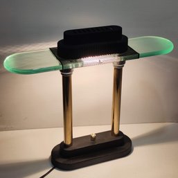 VINTAGE Robert Sonneman Desk Bankers Lamp George Kovacs Memphis Style Postmodern