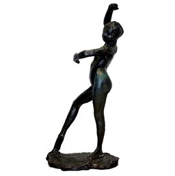 Edgar Degas - 17' Dancer Sculpture Statue Art Bronze Finish Ballet MMA 1984