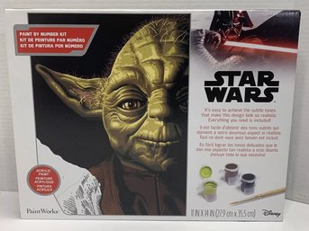 Yoda Star Wars Paint By Number Kit For Adults And Kids