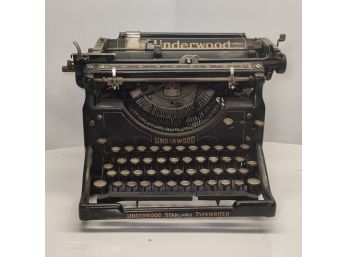 VINTAGE Underwood Model No 5 Antique Manual Typewriter 1917