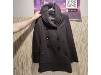 Guess Peacoat Jacket Coat Size S Small