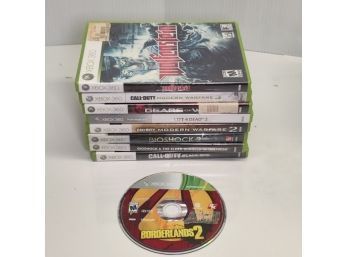 LOT Of 9 FPS Shooter Video Games For XBOX 360