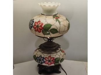 Vintage Double Globe Gone With The Wind Table Lamp 24'